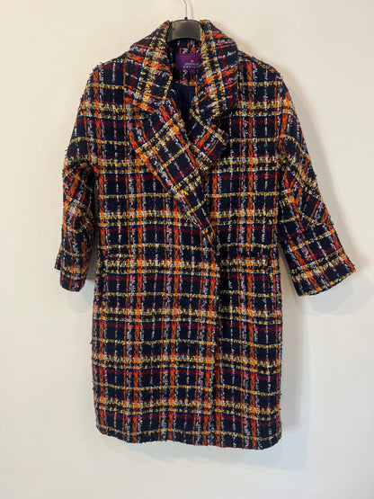 COCOA. Abrigo azul tweed