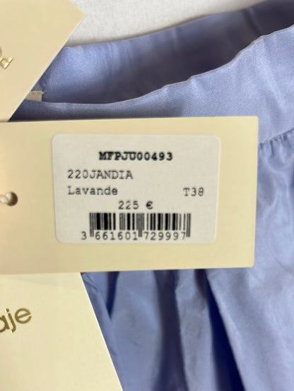 MAJE. Falda midi apertura. T 38