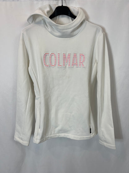 COLMAR. Sudadera blanca logoT.xs