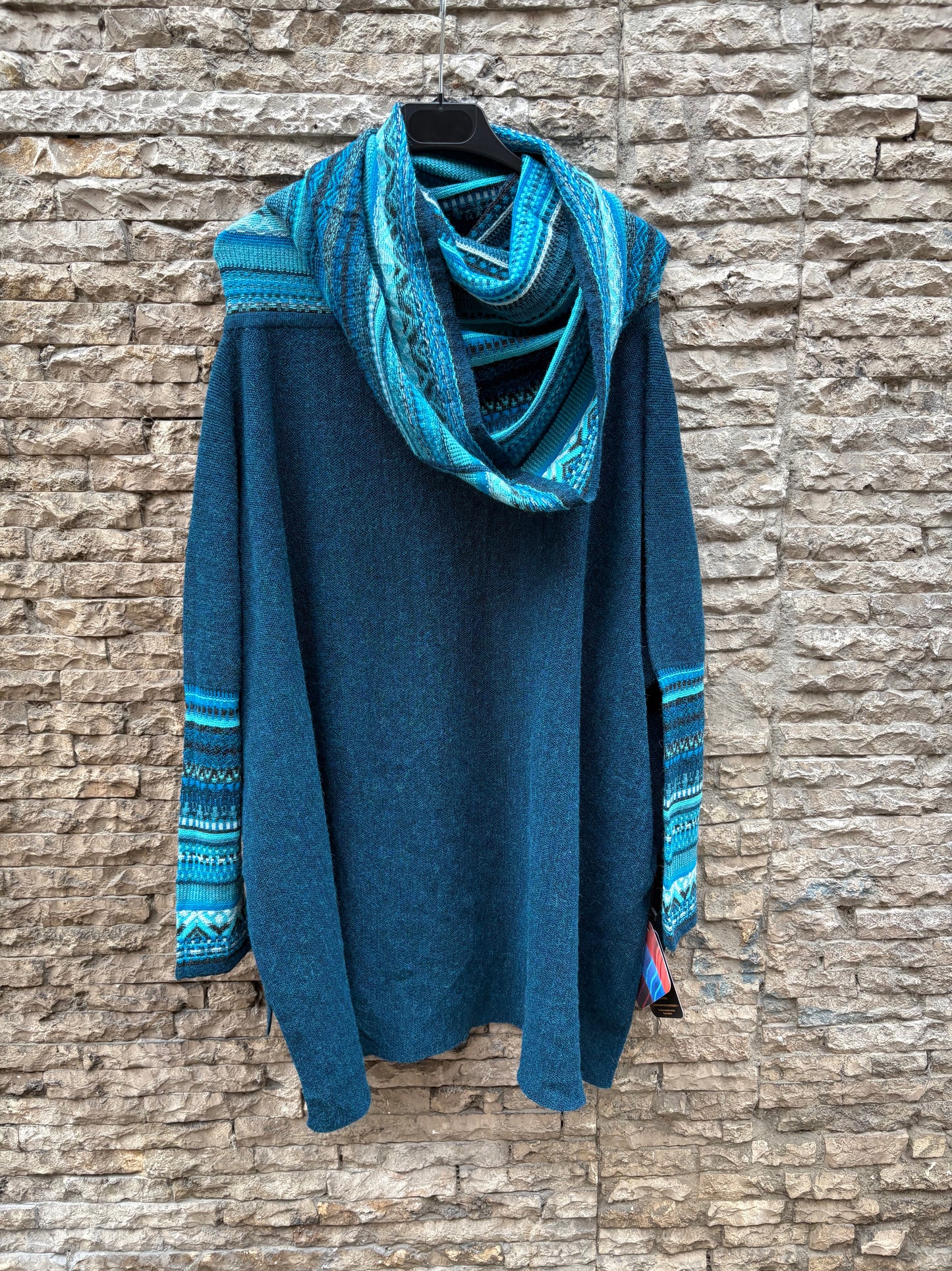 MILLMAS. Jersey baby alpaca azules