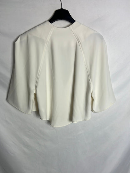 IRO. Blusa efecto capa color crudo. T 34