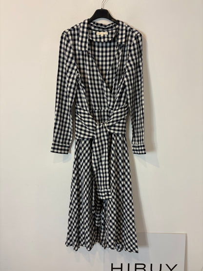 MAJE. Vestido vichy asimetrías