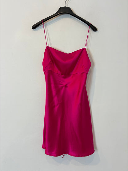 OCEAN X SILK. Vestido seda fucsia