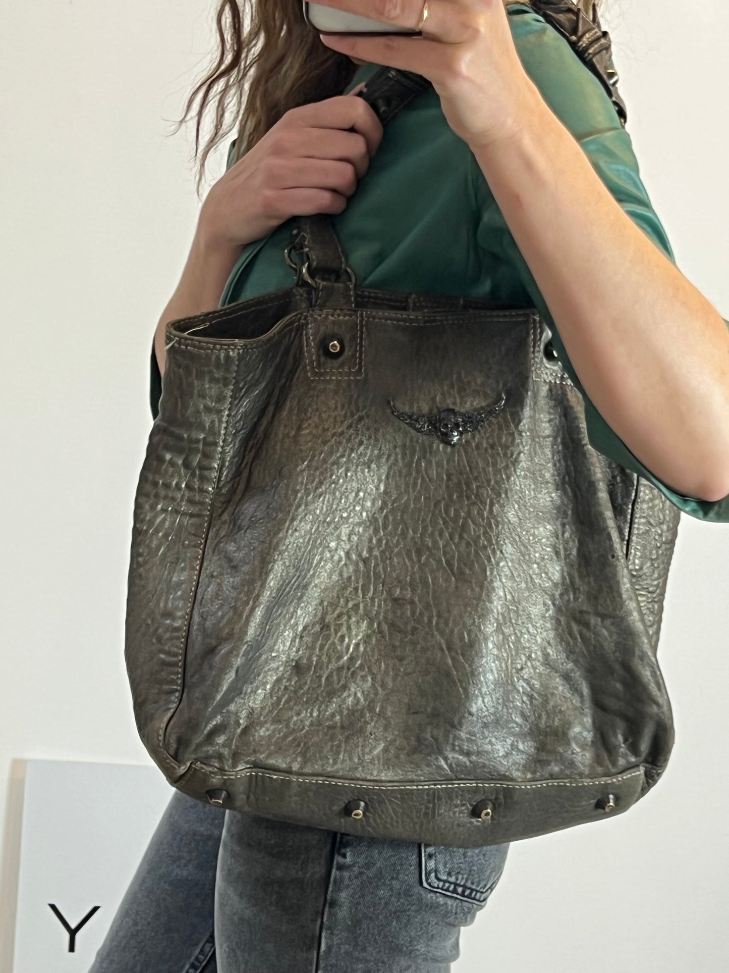 ZADIG&amp;VOLTAIRE. Leather shopper bag