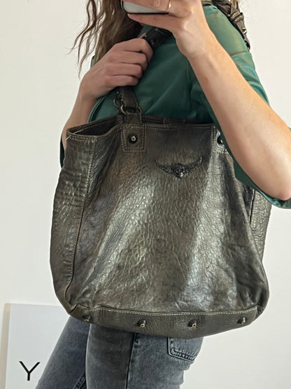 ZADIG&amp;VOLTAIRE. Leather shopper bag