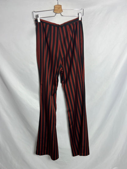 SOPHIE&amp;LUCIE. Striped satin total look. Size 36