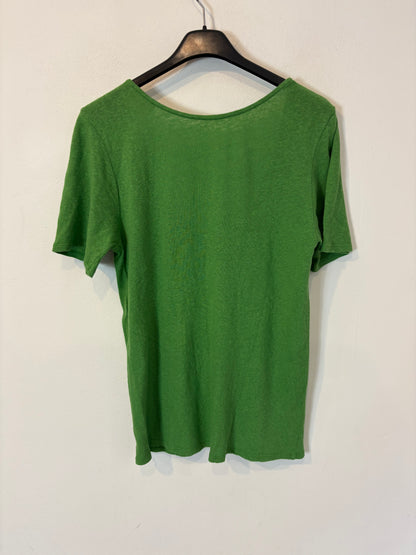 SÉZANE. Camiseta verde mezcla