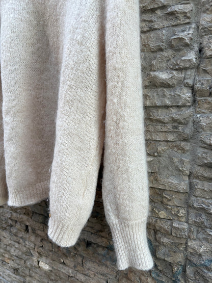 DES PETITS HAUTS. Jersey beige mezcla