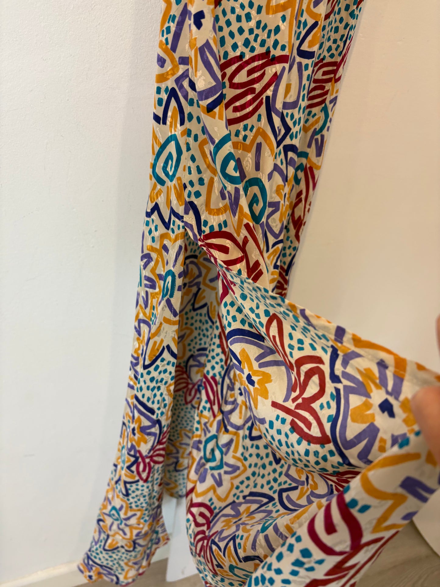 INTROPIA.Vestido largo estampado colores