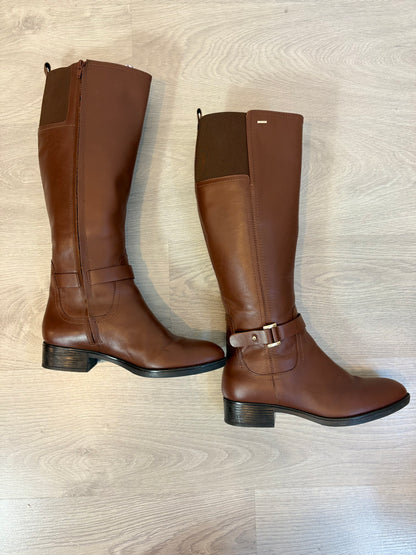 ZARA. Black stretch knit top. TL