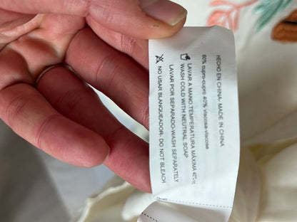 RHAPSODY. Embroidered wrap blouse T.xl