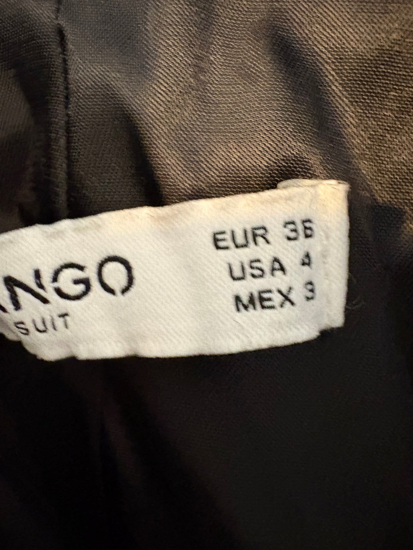 ZARA. Black stretch knit top. TL