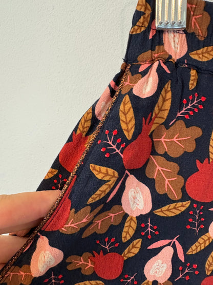 DES PETITS HAUTS. Printed flowing trousers. TS