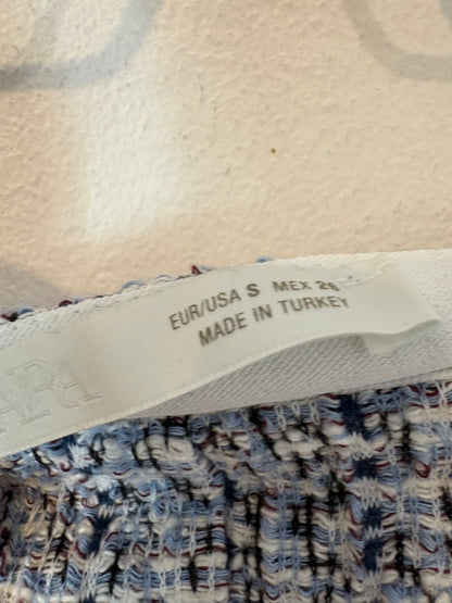 ZARA. Conjunto tweed  azules