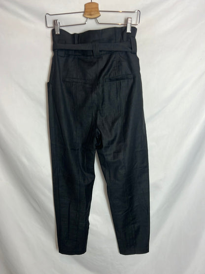 IRO. Dark gray high-waisted pants. Size 34