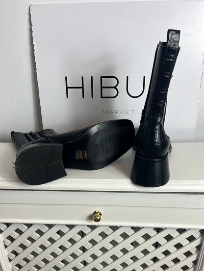 JEFFREYCAMPBELL. Botines negro piel  T 37