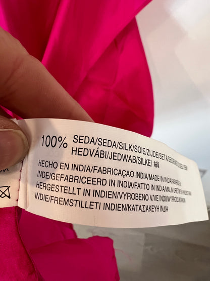 ZARA HOME. Kaftán rosa seda. T U