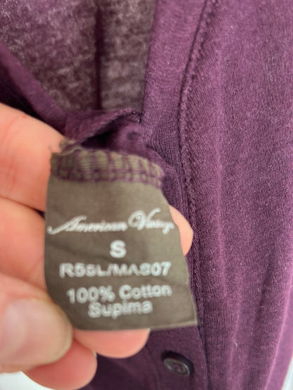 AMERICAN VINTAGE. Rebeca algodon burdeos. T S