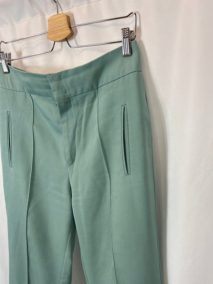 ISABEL MARANT. Flowy aqua green trousers, size 36