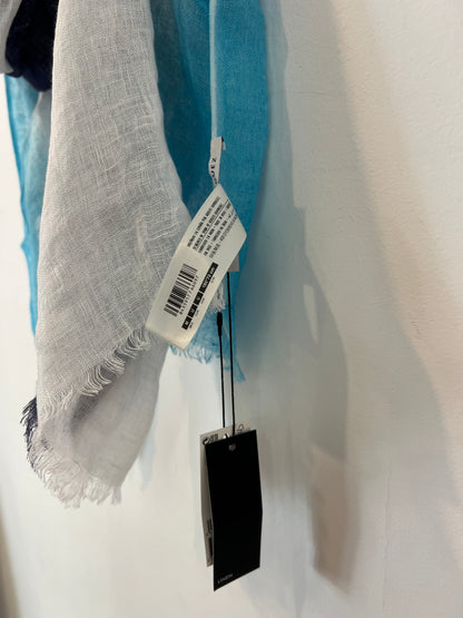 ADOLFO DOMINGUEZ. Two-tone linen scarf