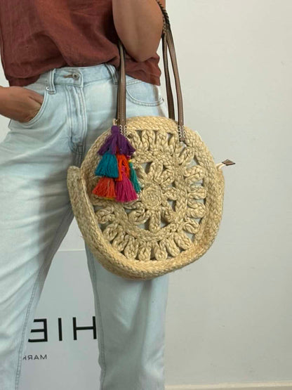 PARFOIS. Bolso redondo cuerda