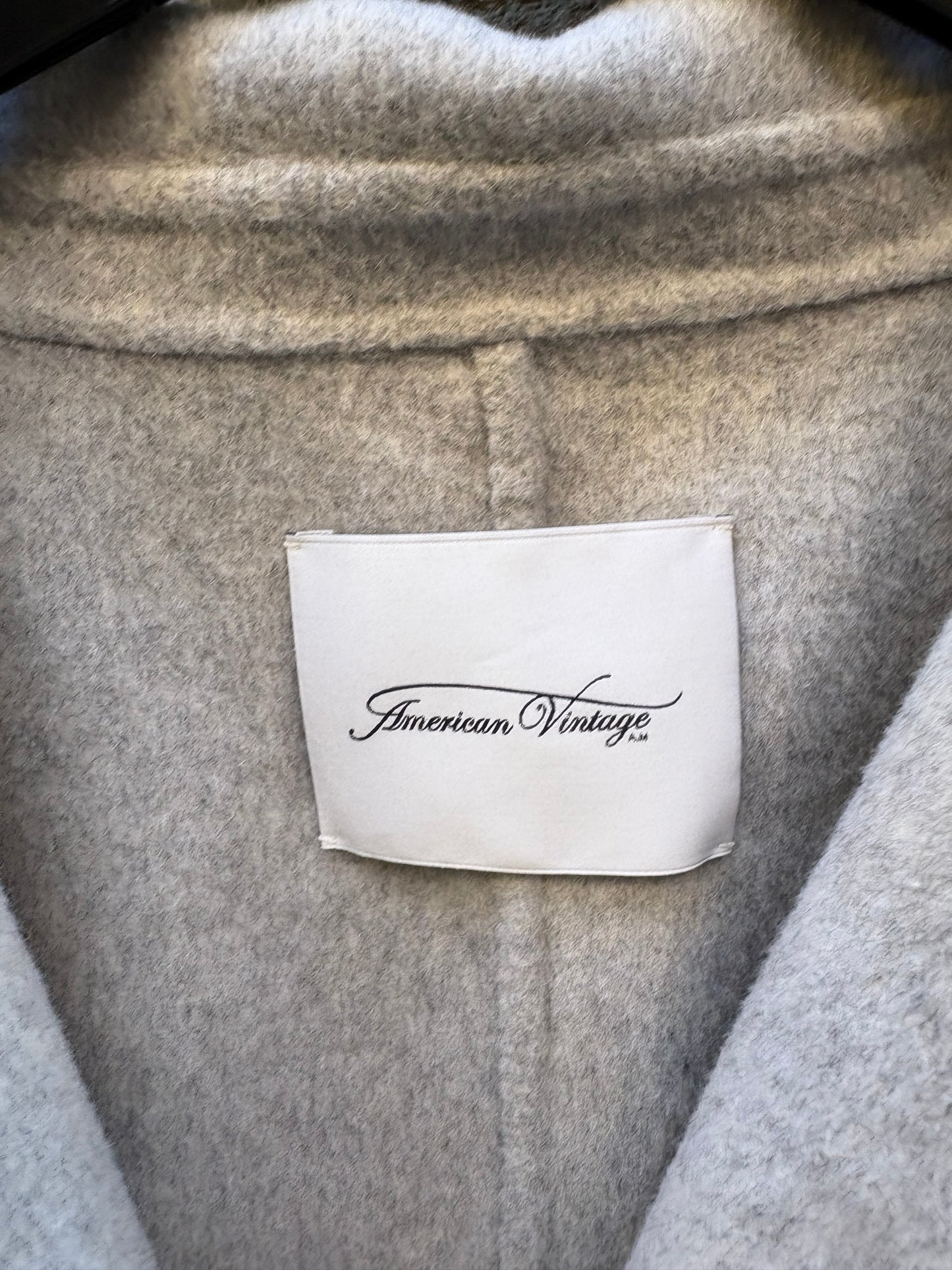 AMERICAN VINTAGE. Chaqueta gris lana