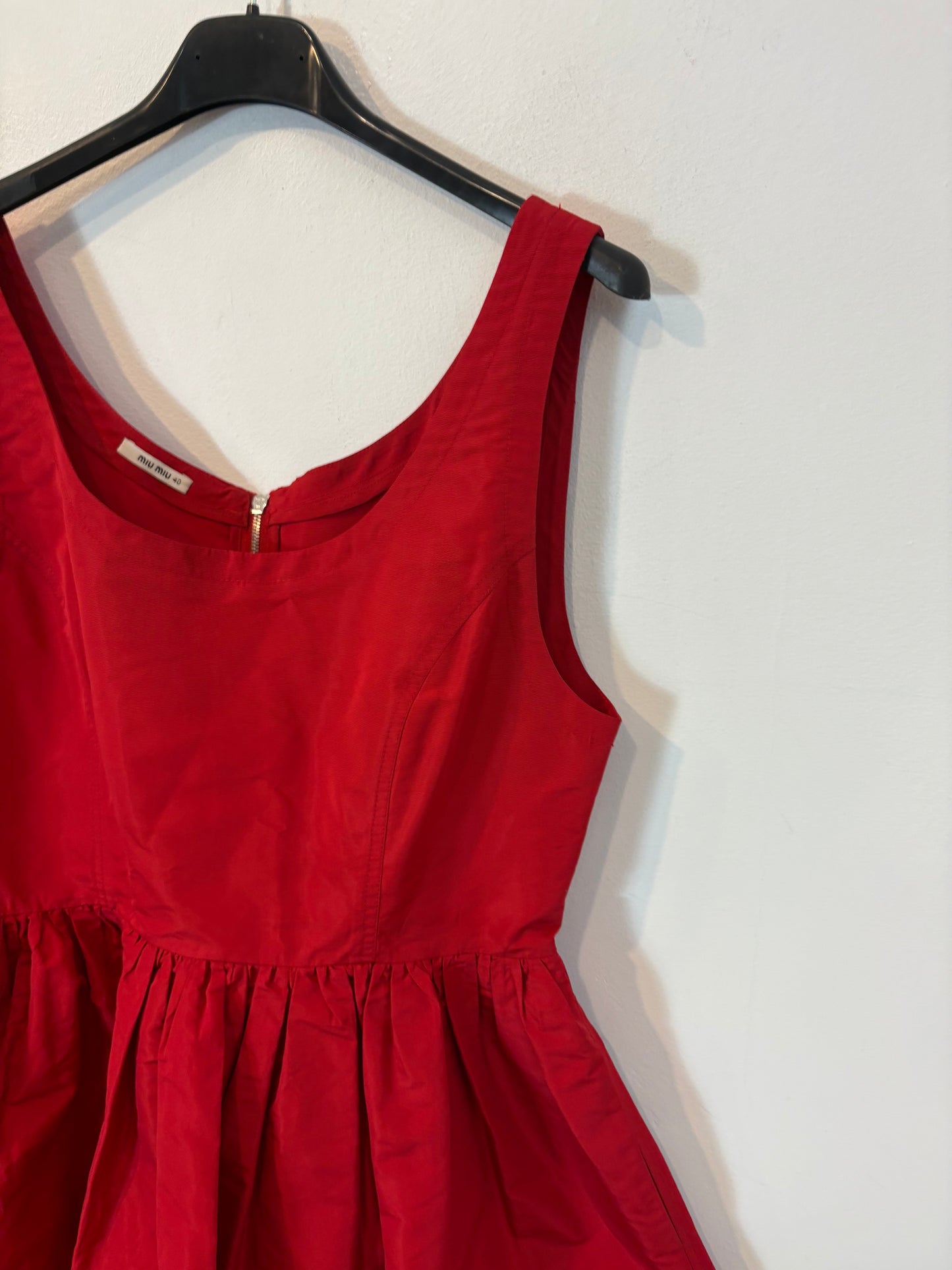 MIU MIU. Vestido rojo vintage