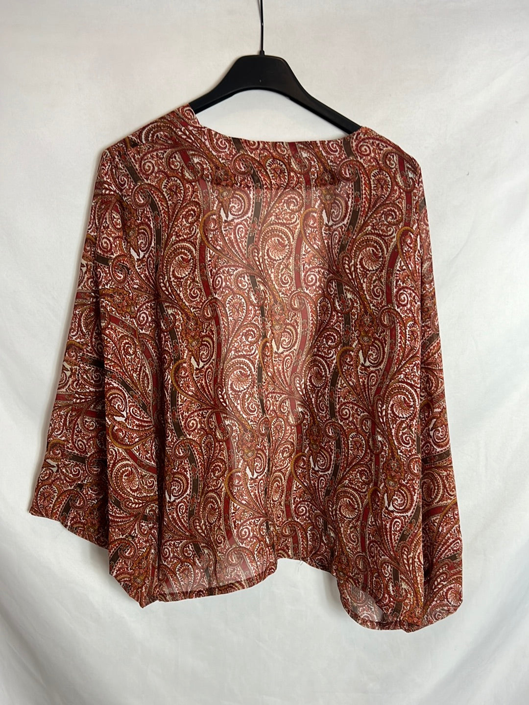 BIZIKI. Kimono estampado amebas. T U (s/m)