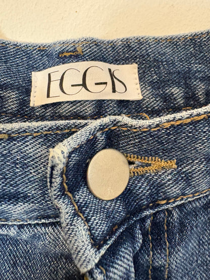 ZARA. Flowy green trousers T.xs