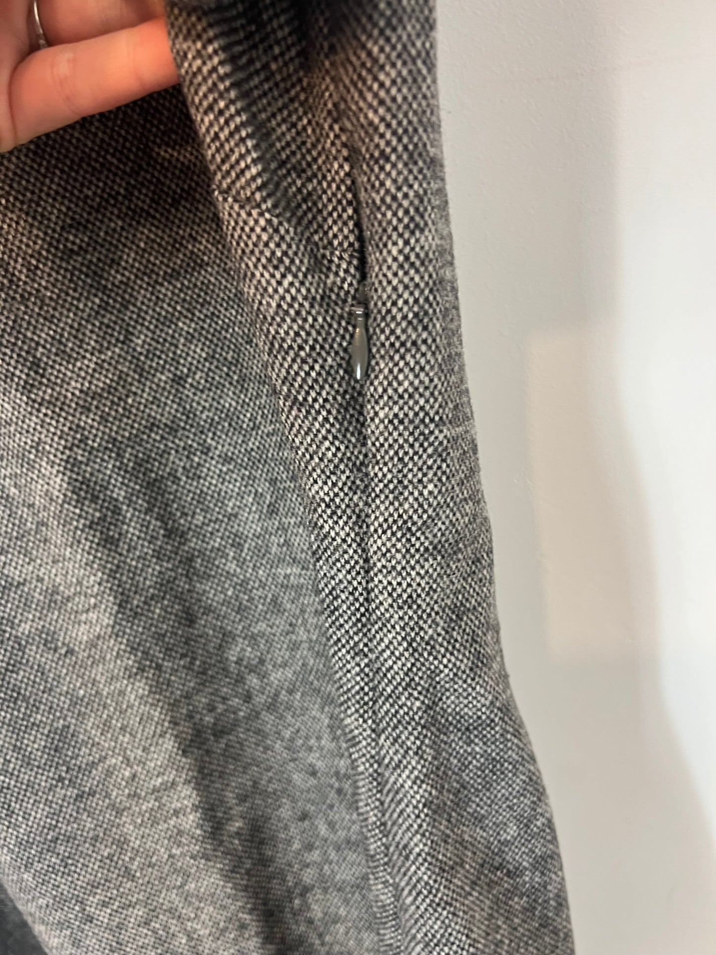 CAROLL. Vestido corto jaspeado con lana. T 40