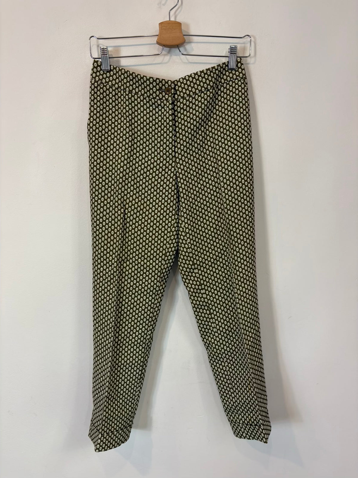 ETRO. Pantalón pinzas estampado fluido
