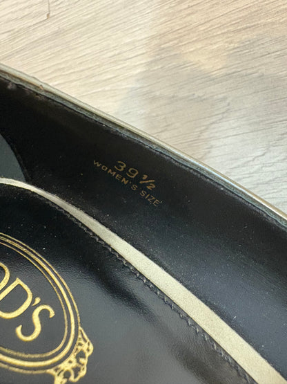 TOD'S. Tacones metalizados. T 39,5