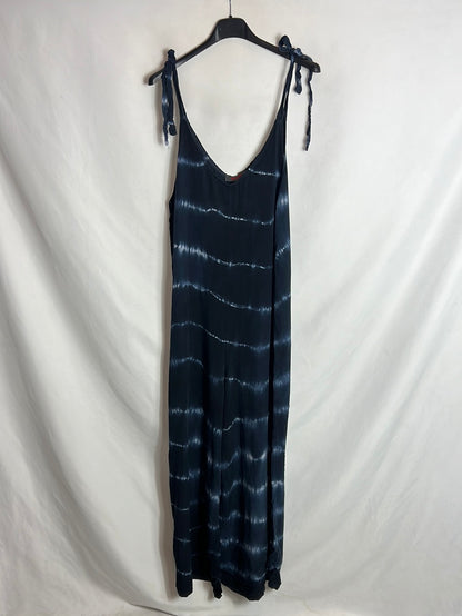 KUK. Mono azul pata ancha tie dye. TU(s)