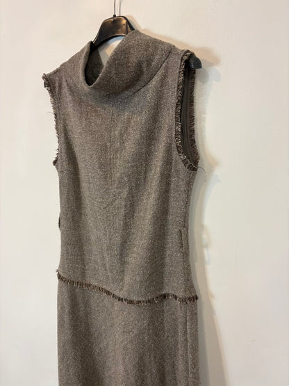 ZARA. Vestido largo textura