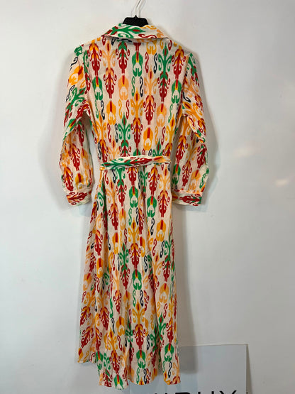 ZARA. Vestido fluido colores