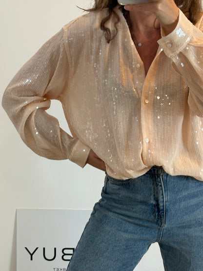 GONÇALO PEIXOTO. Total look lentejuelas T.s/m