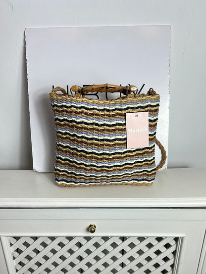 MARIETH. Bolso rafia colores doble asa