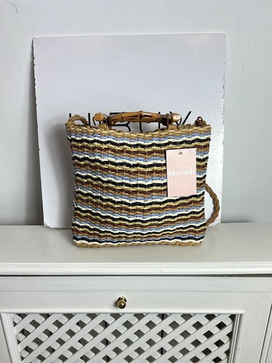 MARIETH. Bolso rafia colores doble asa