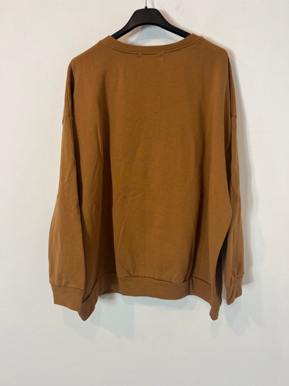MARIBEL FUENTES. Sudadera camel flor T.u(m)