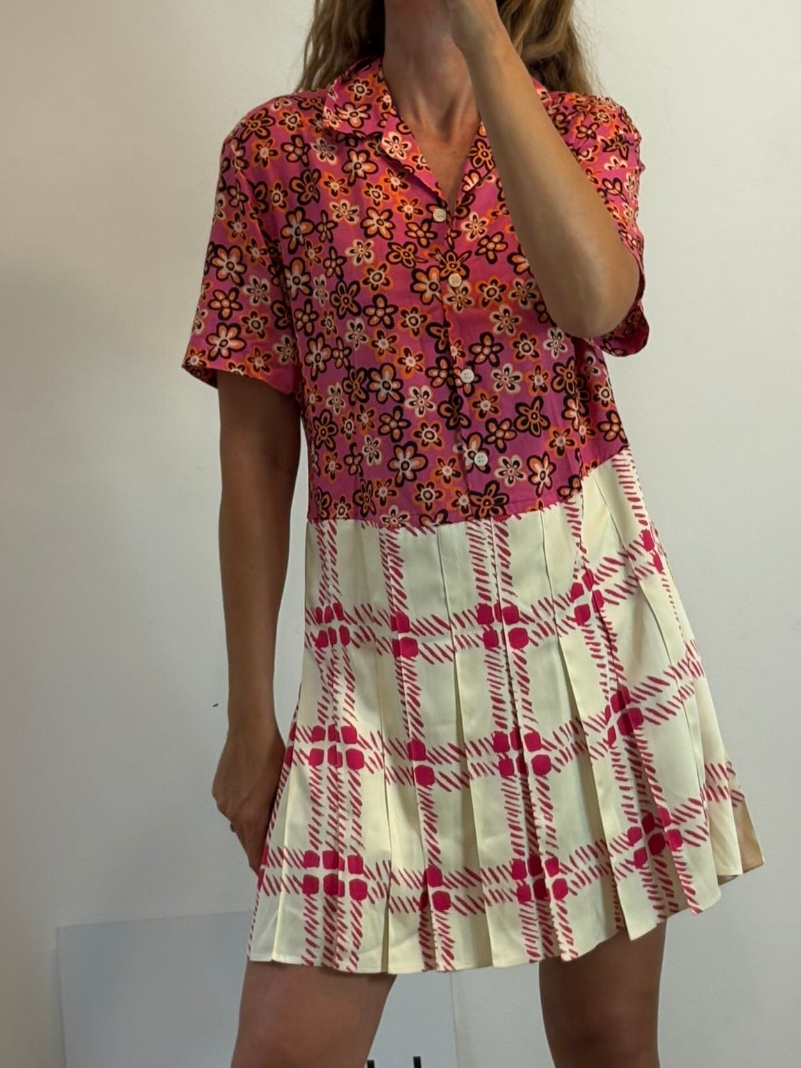 MARNI x UNIQLO. Vestido mult estampado tablas
