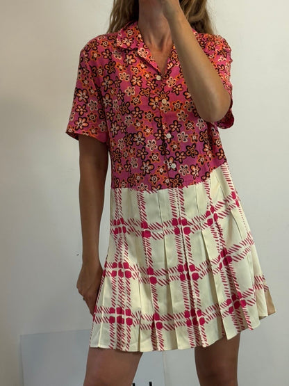 MARNI x UNIQLO. Vestido mult estampado tablas