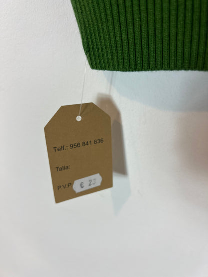 LAMIAR. Sleeveless print sweater TU(S)