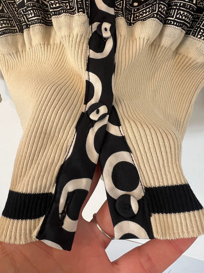 ETRO. Conjunto top y chaqueta algodón y seda. T M