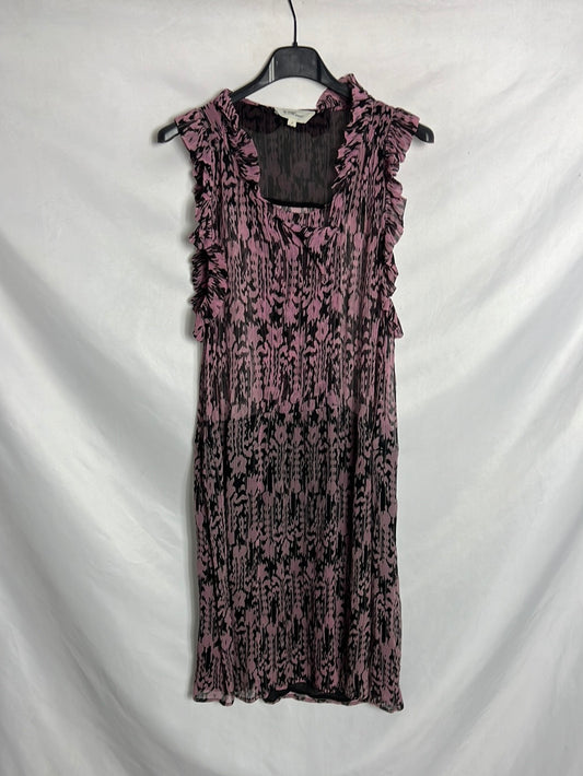 ISABEL MARANT. Flowing two-tone dress. Size 1(S)