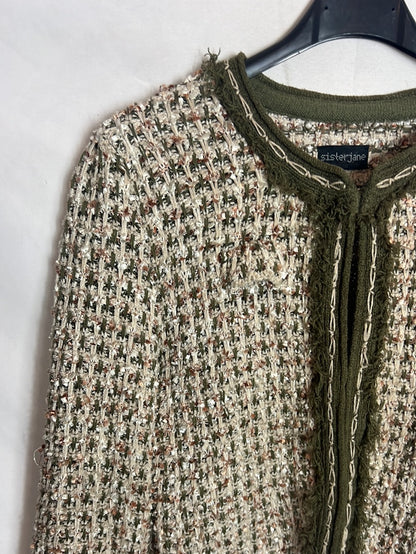 SISTERJANE. Colorful tweed jacket. TS