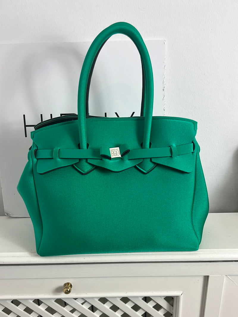 SAVE MY BAG. Bolso shopper verde