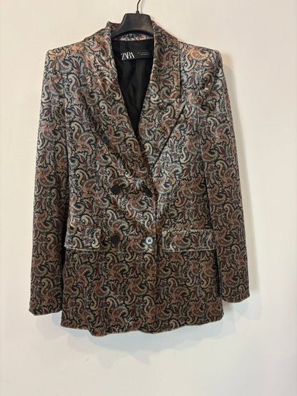 ZARA. Black stretch knit top. TL