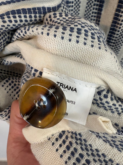 TRIANA BY C. Long embroidered jacket. T.S.