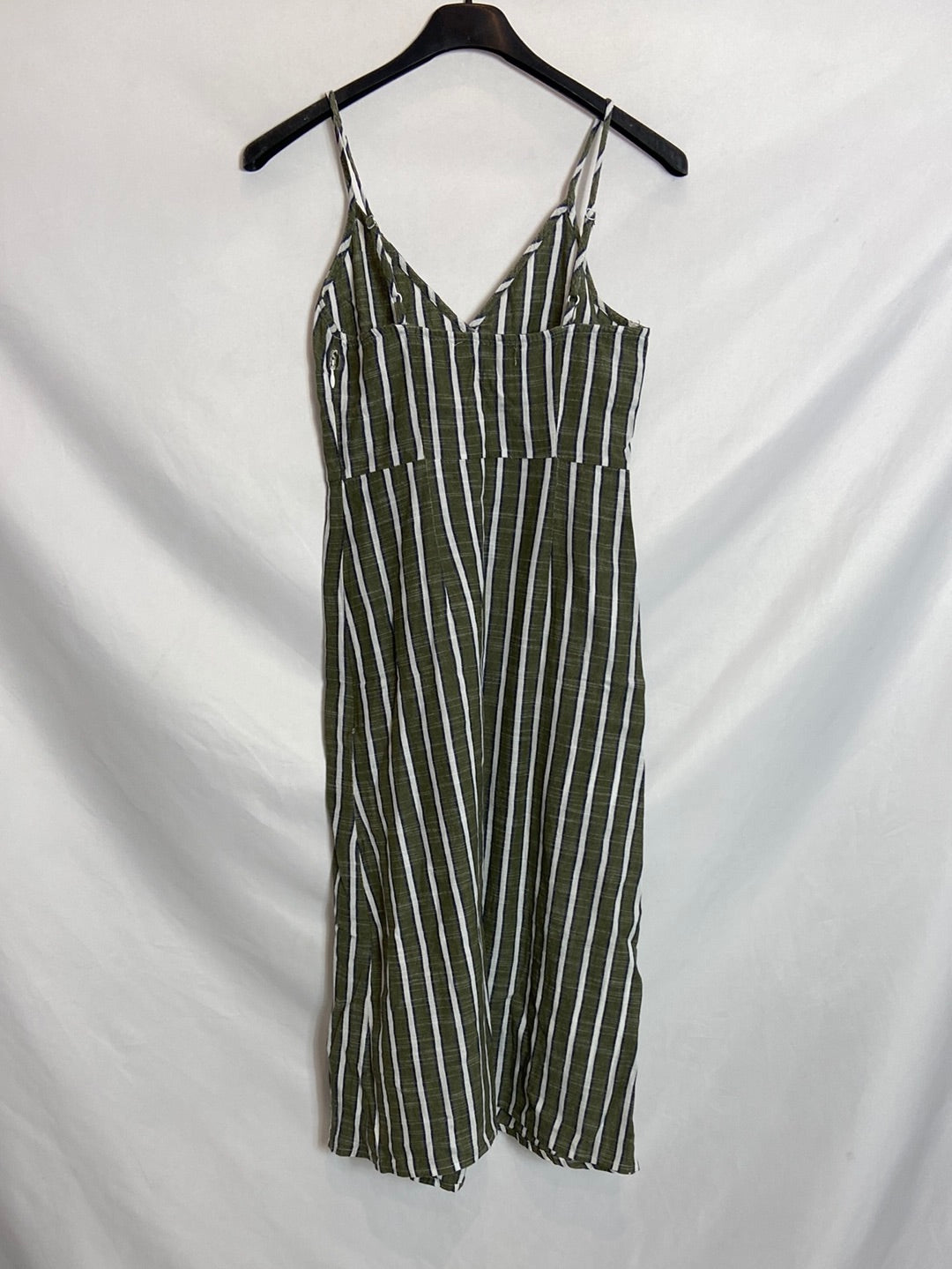 SFERA. Vestido rayas botones apertura. T.S