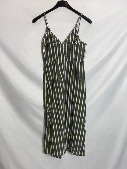 SFERA. Vestido rayas botones apertura. T.S